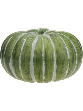 Extra Large 18.9 Inch Fake Green Pumpkin - Realistic Artificial Fall Decor